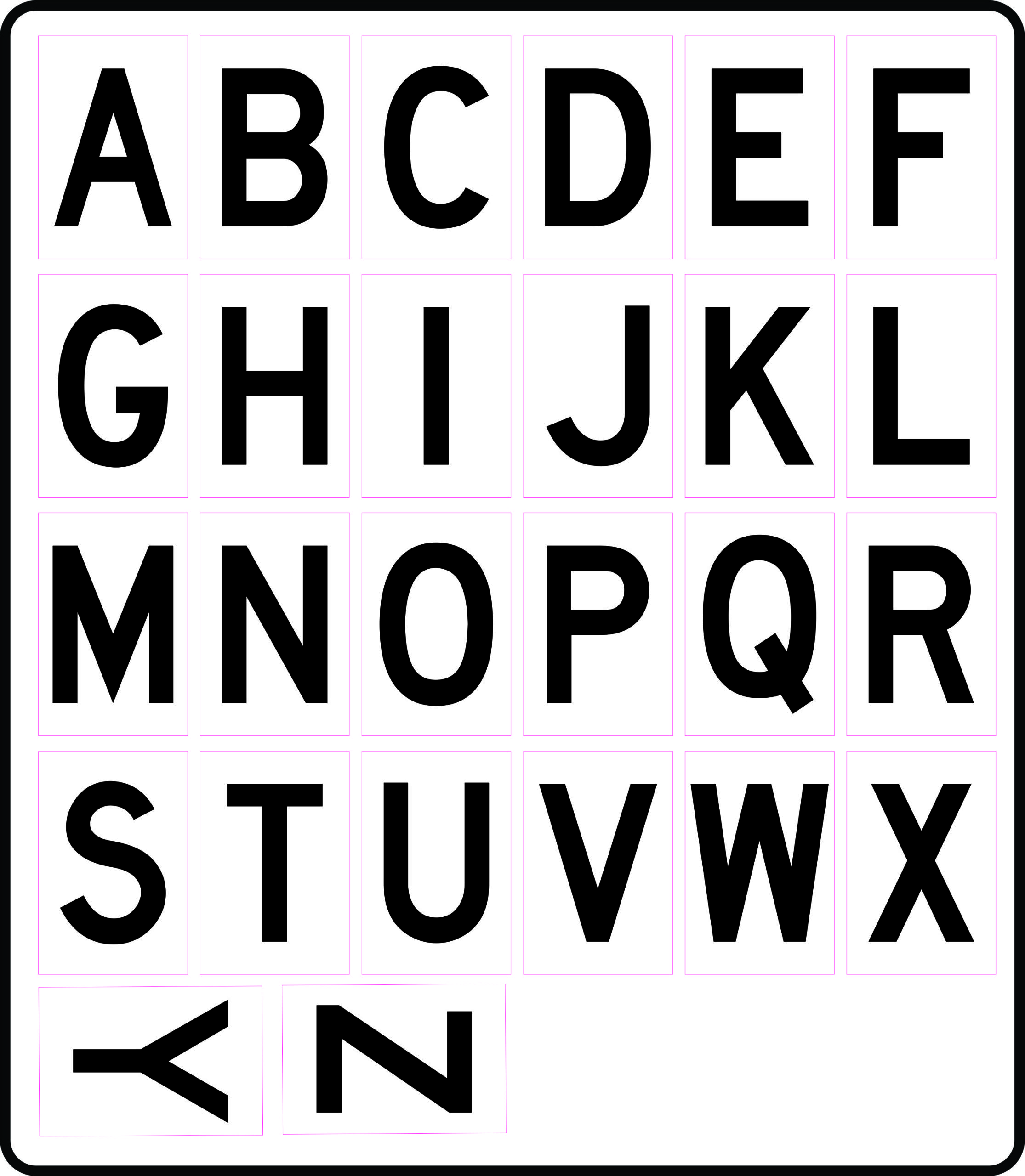 StickerTalk Alphabet Letter Vinyl Stickers, 1.25 Inches by 1.75 Inches
